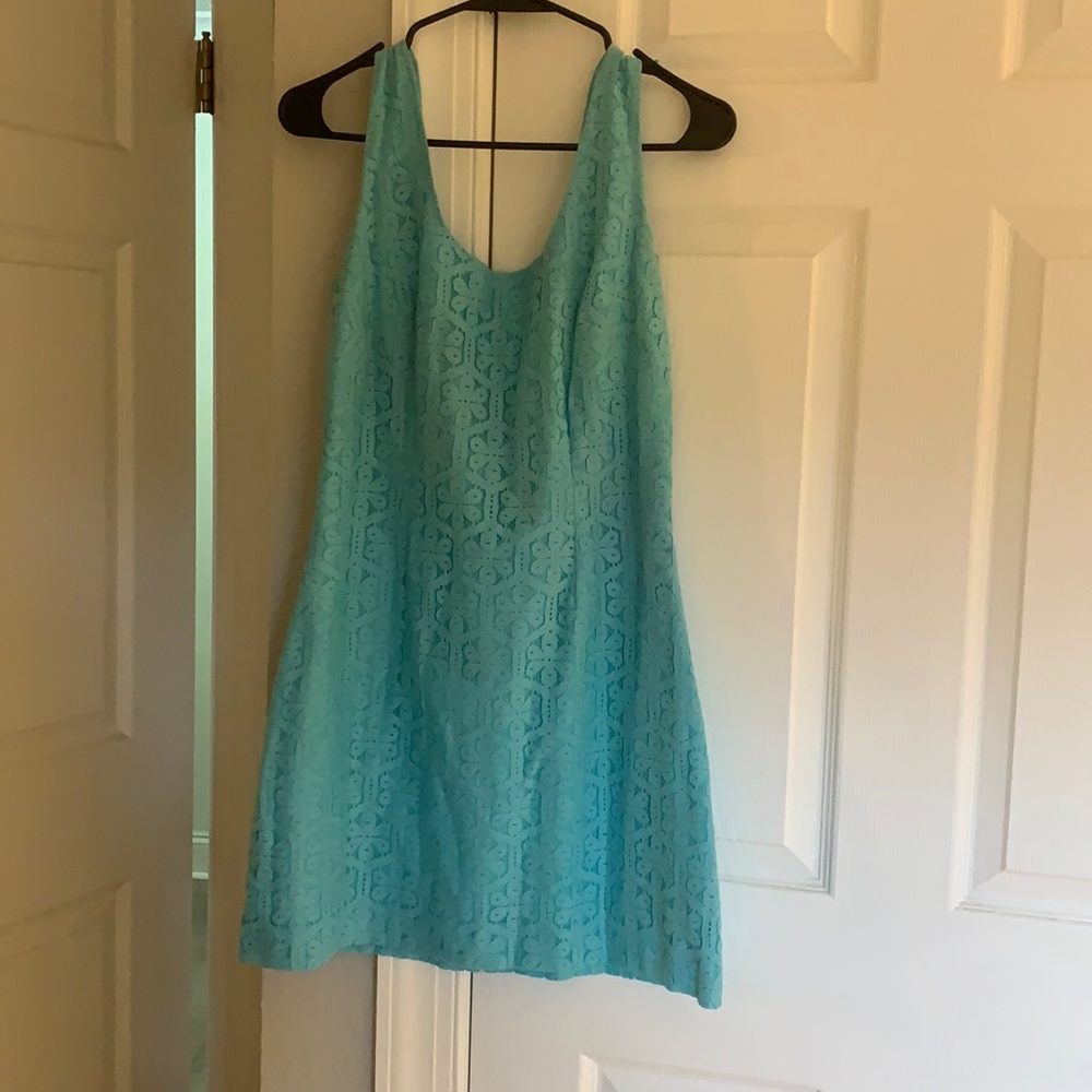 Lilly Pulitzer blue lace dress